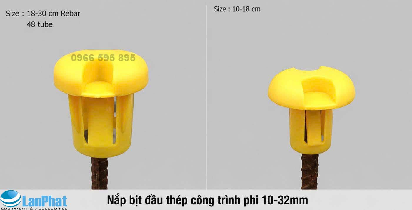 Nắp bịt đầu thép công trình phi φ 10 – φ 32mm