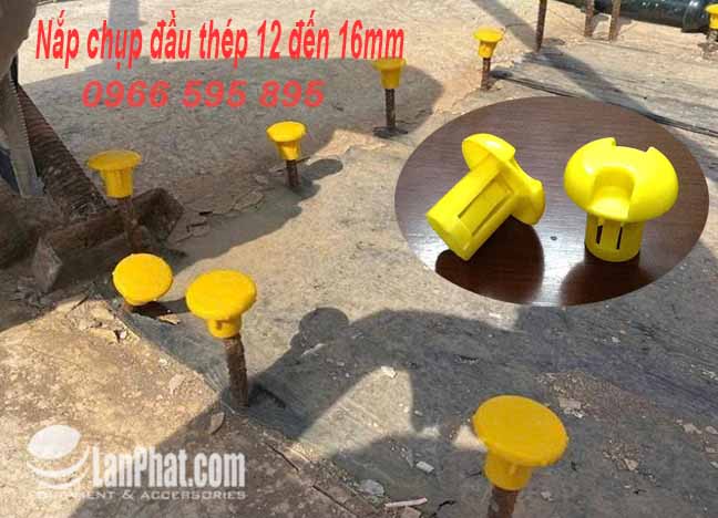Nút nhựa bịt đầu thép Phi 12mm đến 16mm an toàn công trình