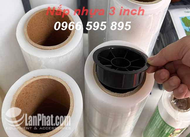 Đầu bịt lõi nhựa cuộn màng phi 76 -Nắp nhựa phi 76mm - Dùng để đóng nắp cuộn lõi
