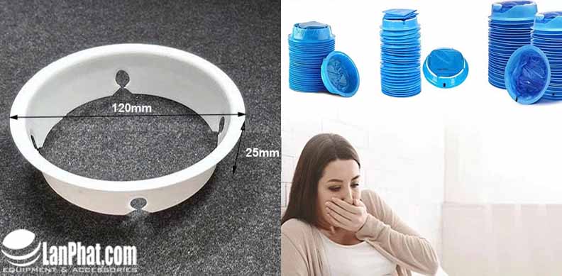 Sản xuất Vòng nhựa trắng giúp định hình túi nôn Sản xuất Vòng nhựa trắng giúp định hình túi nôn