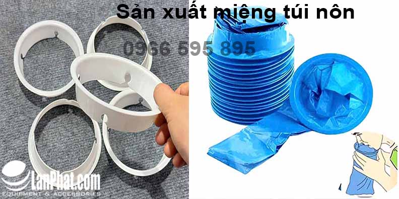 Sản xuất Vòng nhựa trắng giúp định hình túi nôn Sản xuất Vòng nhựa trắng giúp định hình túi nôn
