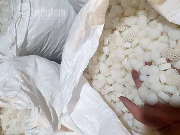 Giá thể MBBR cho hệ thống xử lý sinh học kỵ khí