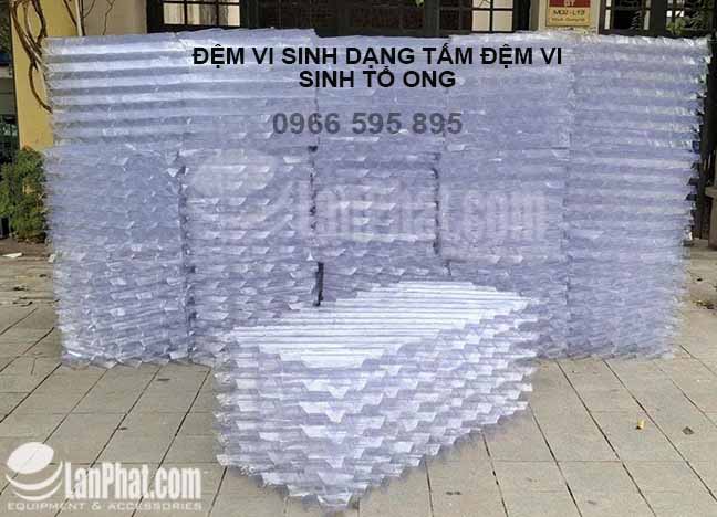 Sản xuất Đệm vi sinh dạng tấm Đệm vi sinh tổ ong