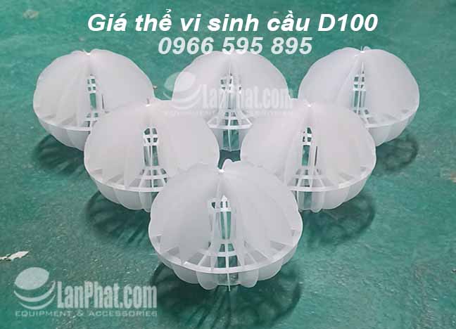 Quả cầu nhựa lọc bụi (Hay Cầu nhựa tách khí/ tách sơn) D50,D100