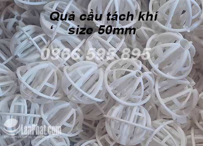 Quả cầu nhựa lọc bụi (Hay Cầu nhựa tách khí/ tách sơn) D50,D100