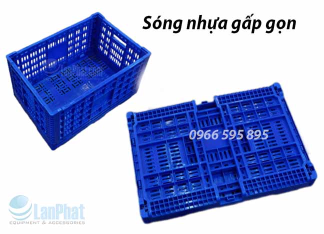 Thùng nhựa gập rỗng