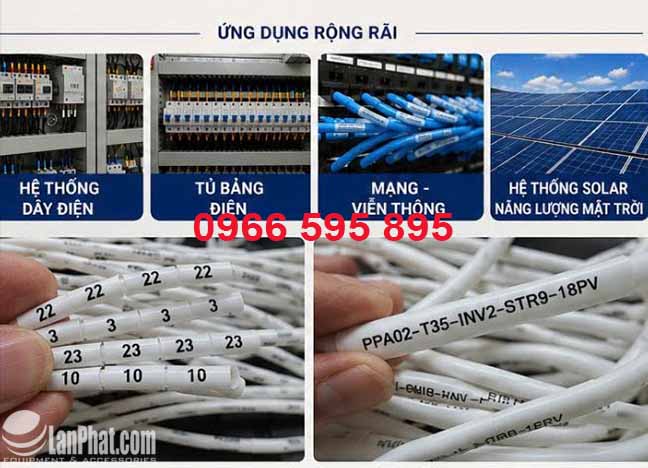 in dịch vụ ống co nhiệt lồng dây điện