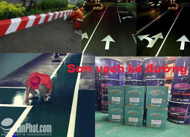 Sơn sàn Công nghiệp, Sơn vạch kẻ đường JMAX chất lượng cao, giá tại xưởng