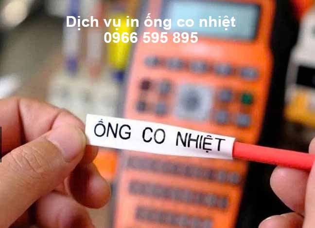 Gia Công In Ống Lồng, In Ống Co Nhiệt Đánh Số Dây Điện Lấy Ngay