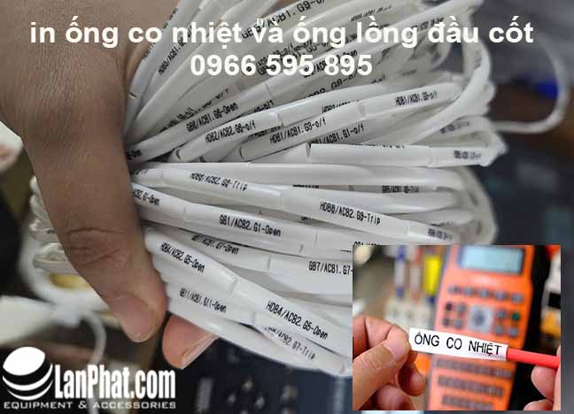 Gia Công In Ống Lồng, In Ống Co Nhiệt Đánh Số Dây Điện Lấy Ngay