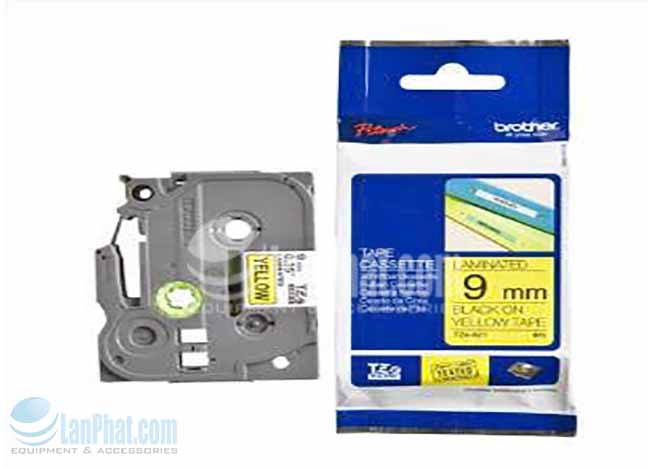 Nhãn in TZF-FX 221(Chữ đen nền trắng 9mm) 