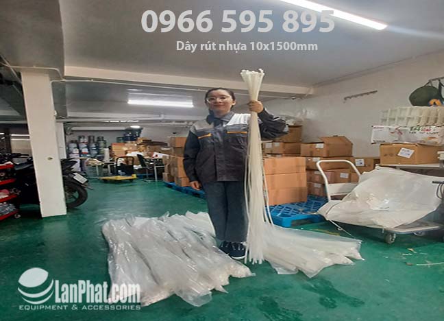 Dây rút nhựa 10x1500mm có thể tái sử dụng