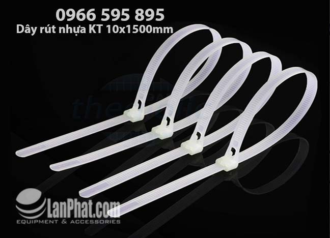 Dây rút nhựa 10x1500mm có thể tái sử dụng