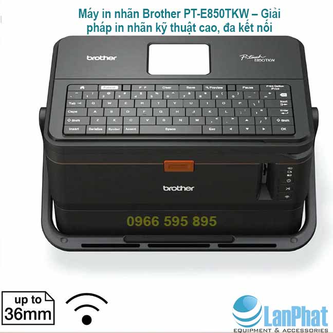 Máy in ống - in nhãn Brother PT-E850TKW